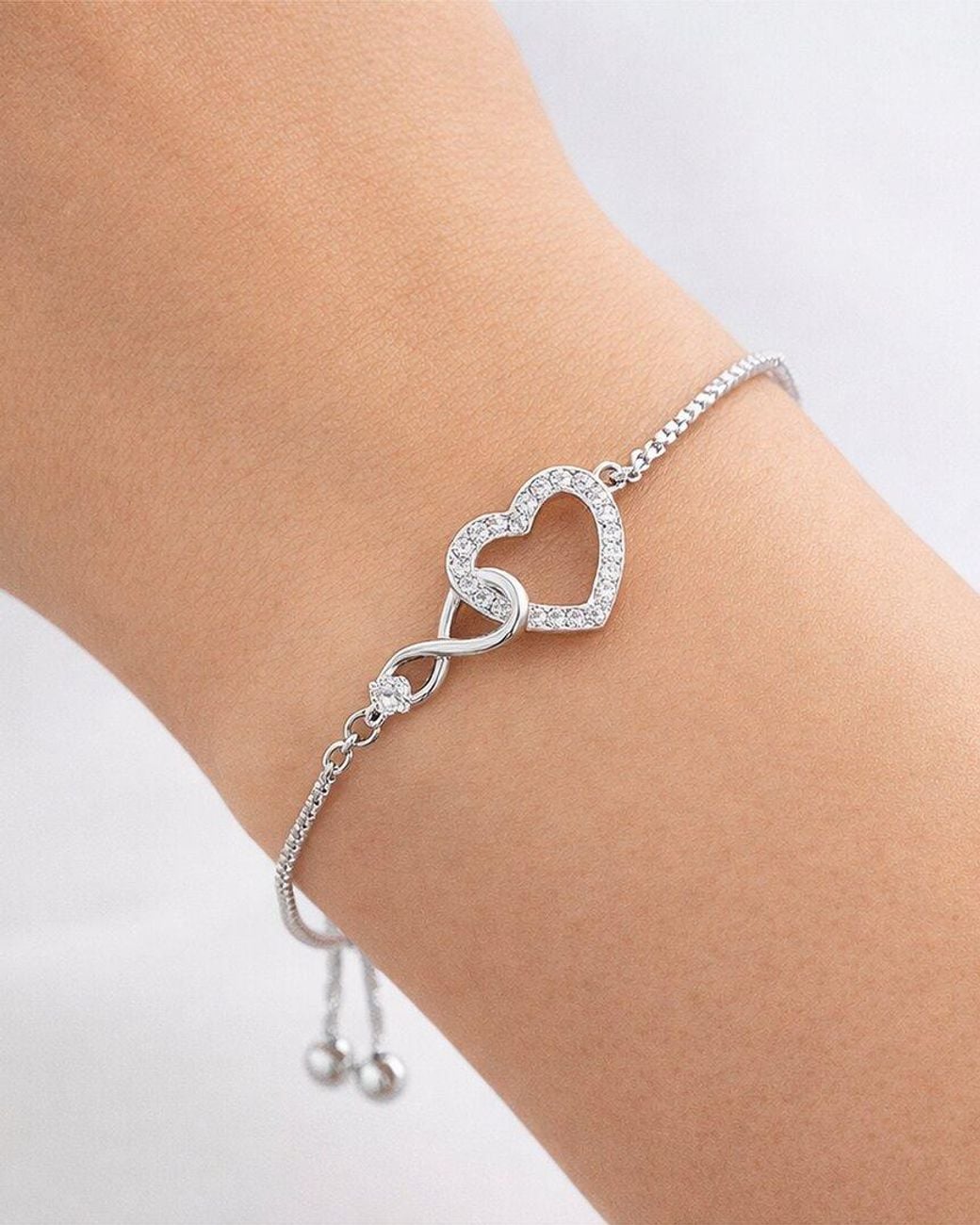 Donatello Gian White Chain Bracelet