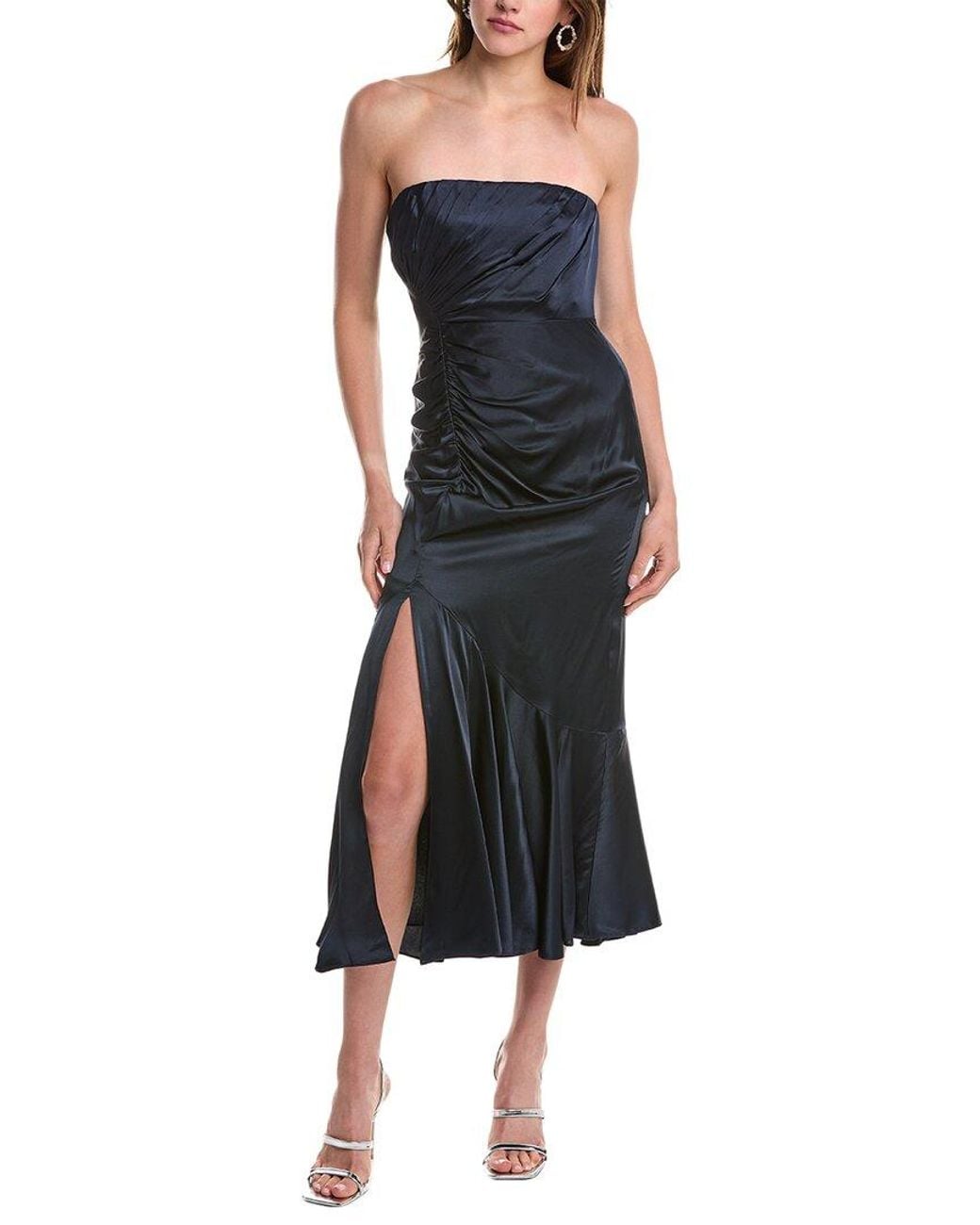 Cinq À Sept Black Valmore Midi Dress