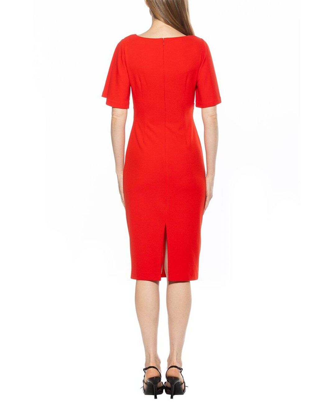 Alexia Admor Red Ariah Sheath Dress