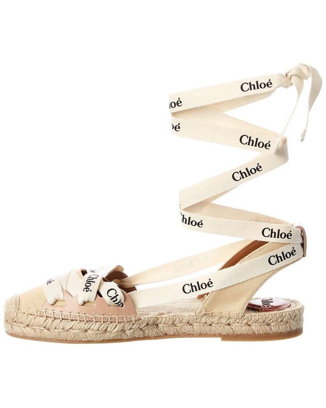 Chloe lace hot sale espadrilles