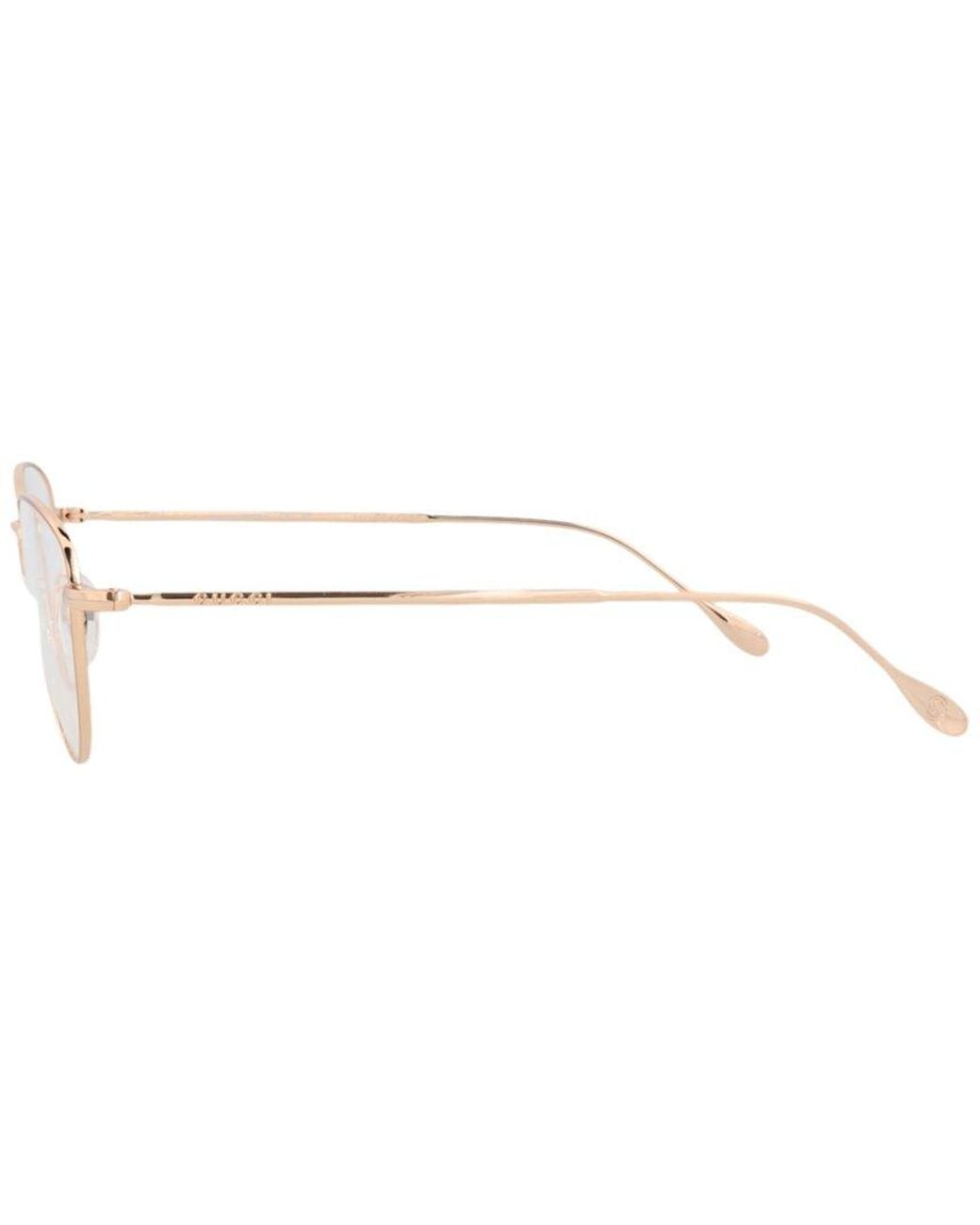 Gucci White Saint Laurent 54Mm Optical Frames