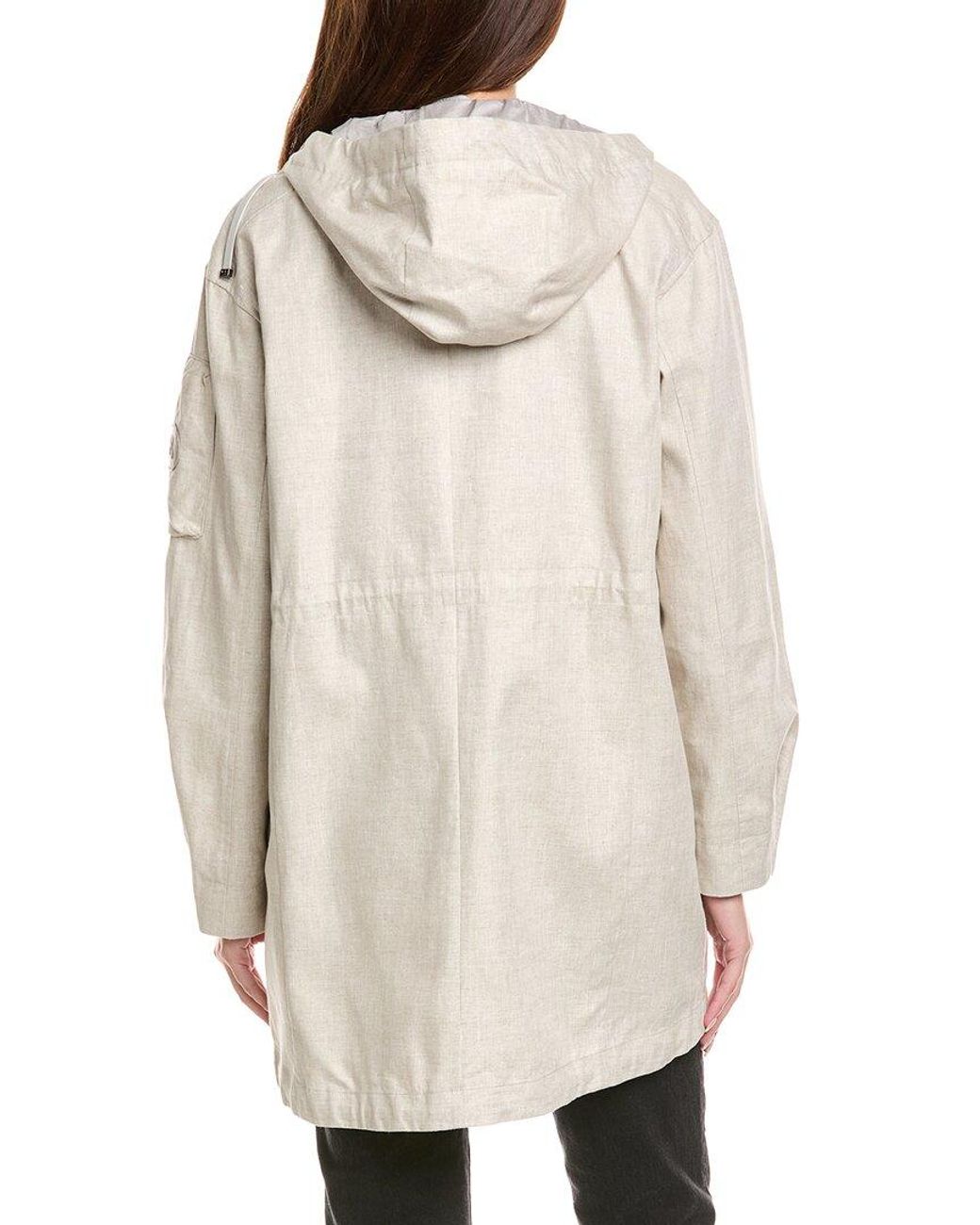 Bogner Natural Zia-2 Linen Coat