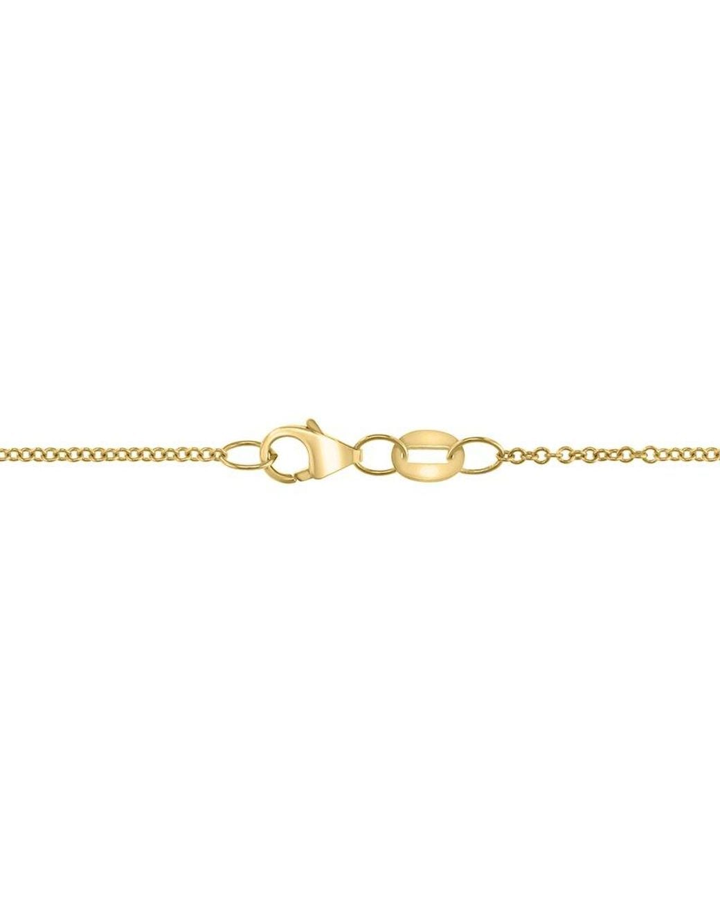 Effy Fine Jewelry Metallic 14K 0.34 Ct. Tw. Diamond & 5.5Mm Pearl Necklace
