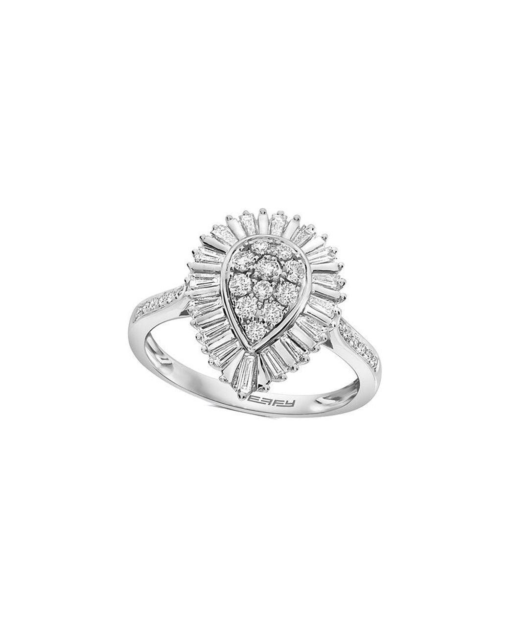 Effy Fine Jewelry White 14K 0.54 Ct. Tw. Diamond Ring