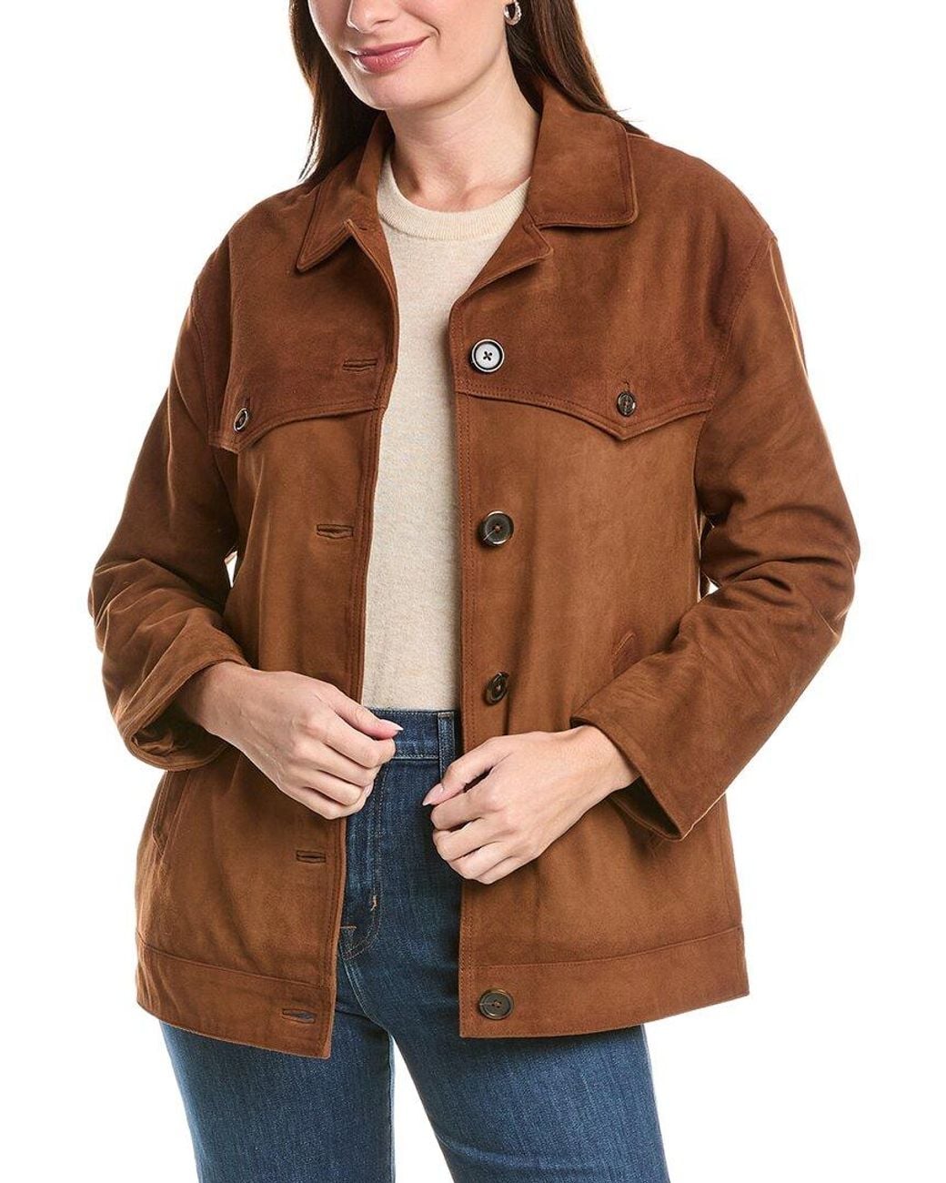 Walter Baker Brown Sullivan Leather Jacket