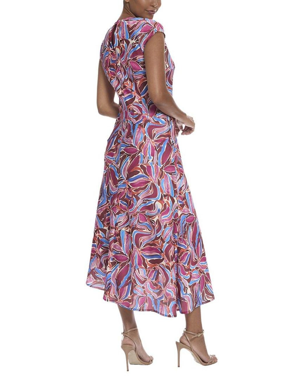 Maggy London Purple Midi Dress