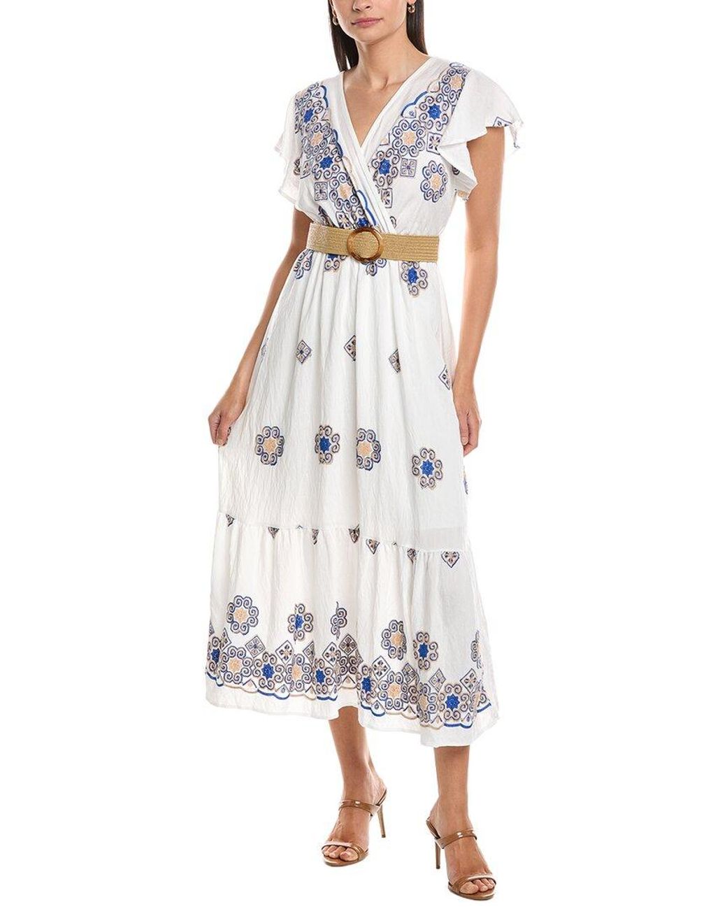 ANNA KAY White Giada Midi Dress