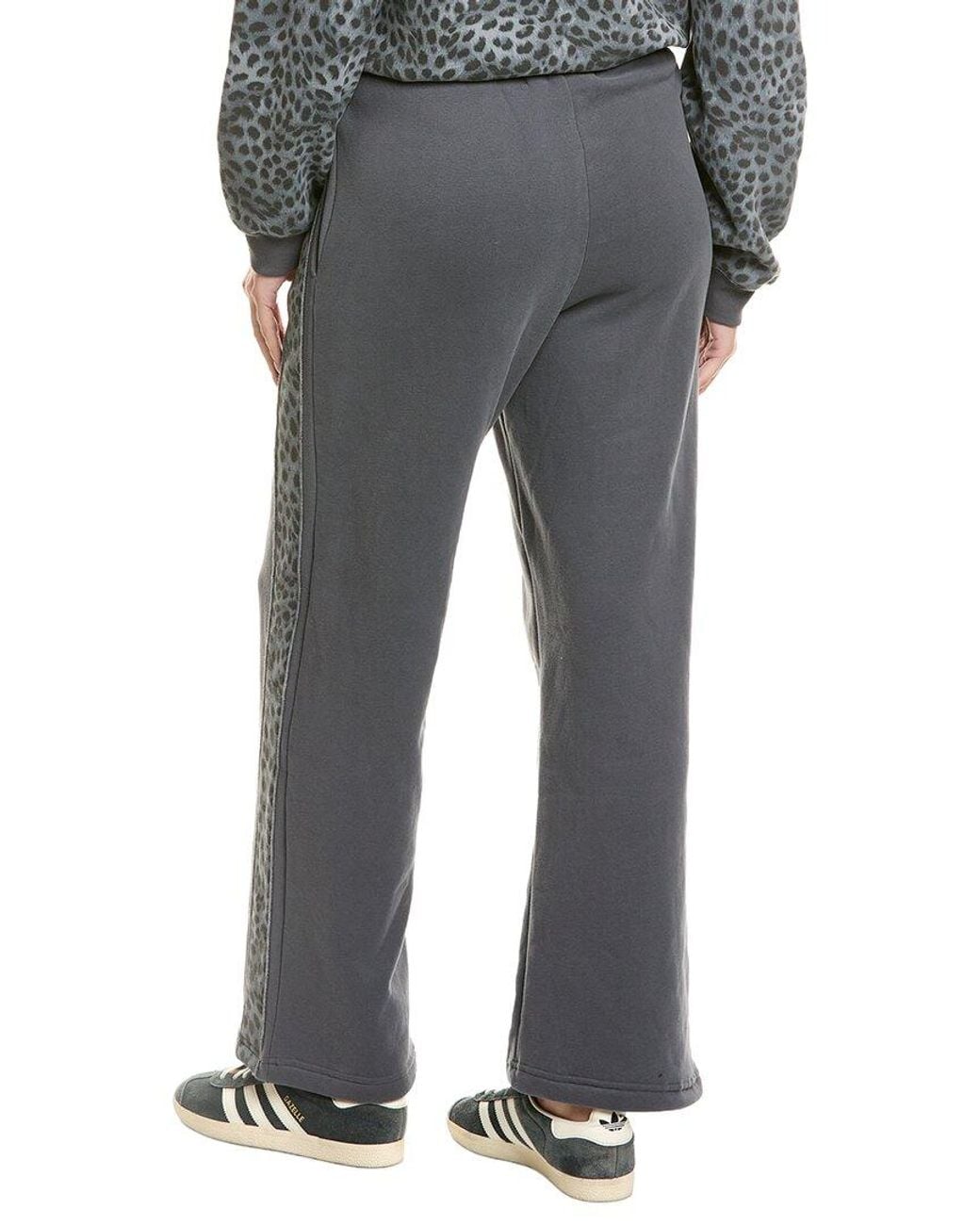 Vintage Havana Gray Fleece Wide Leg Pant