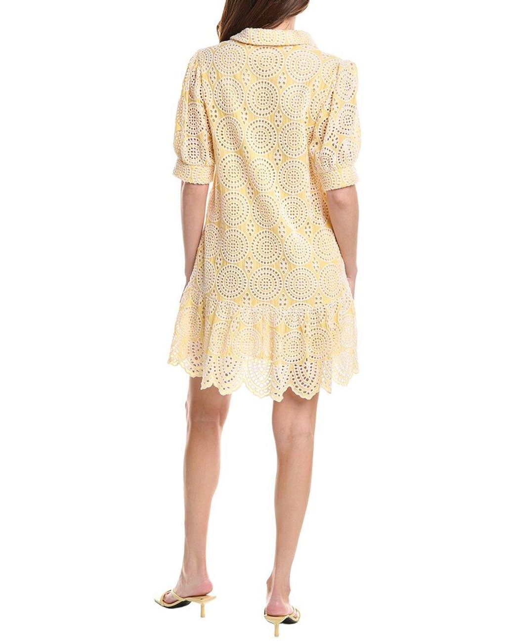 Jude Connally Natural Tierney Mini Dress
