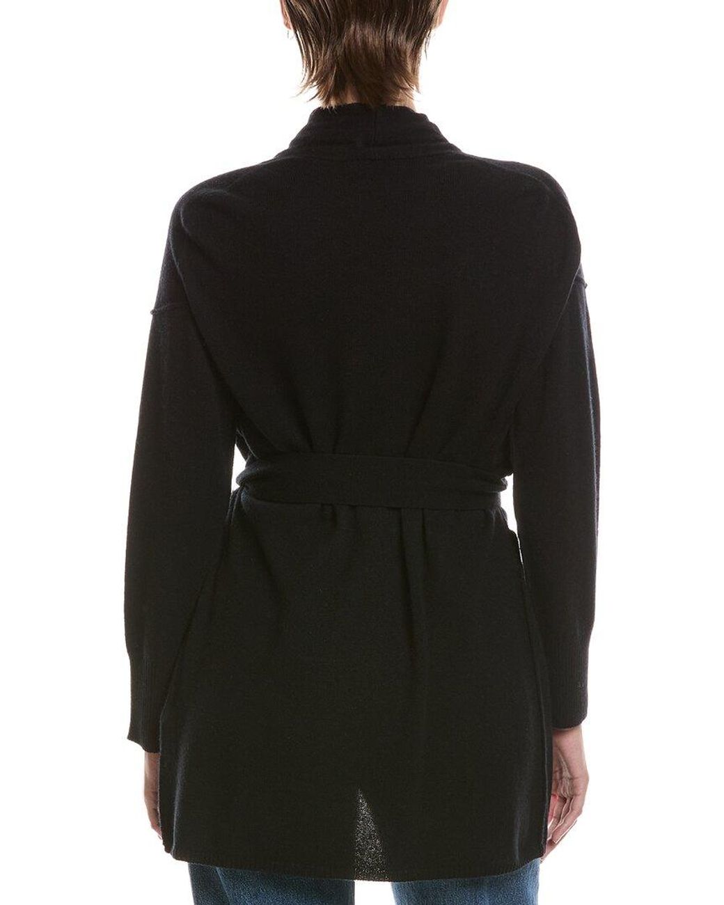 Michael Stars Black Nyx Wool & Cashmere-blend Cardigan