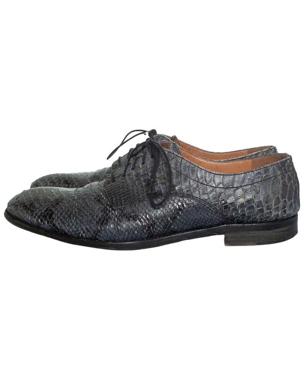 Maison Margiela Black Leather Lace-up Shoe (authentic Pre-loved) for men