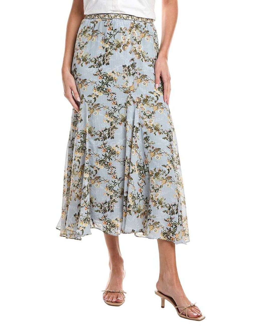 Max Studio Blue Maxi Skirt