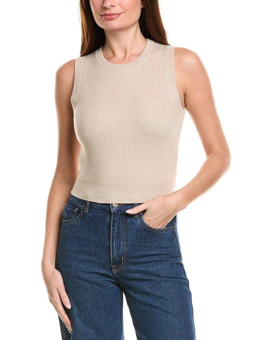 Brunello Cucinelli Blue Cashmere Sweater Vest