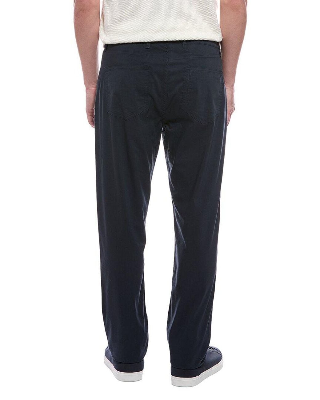 Faherty Brand Blue Movement 5-Pocket Pant for men