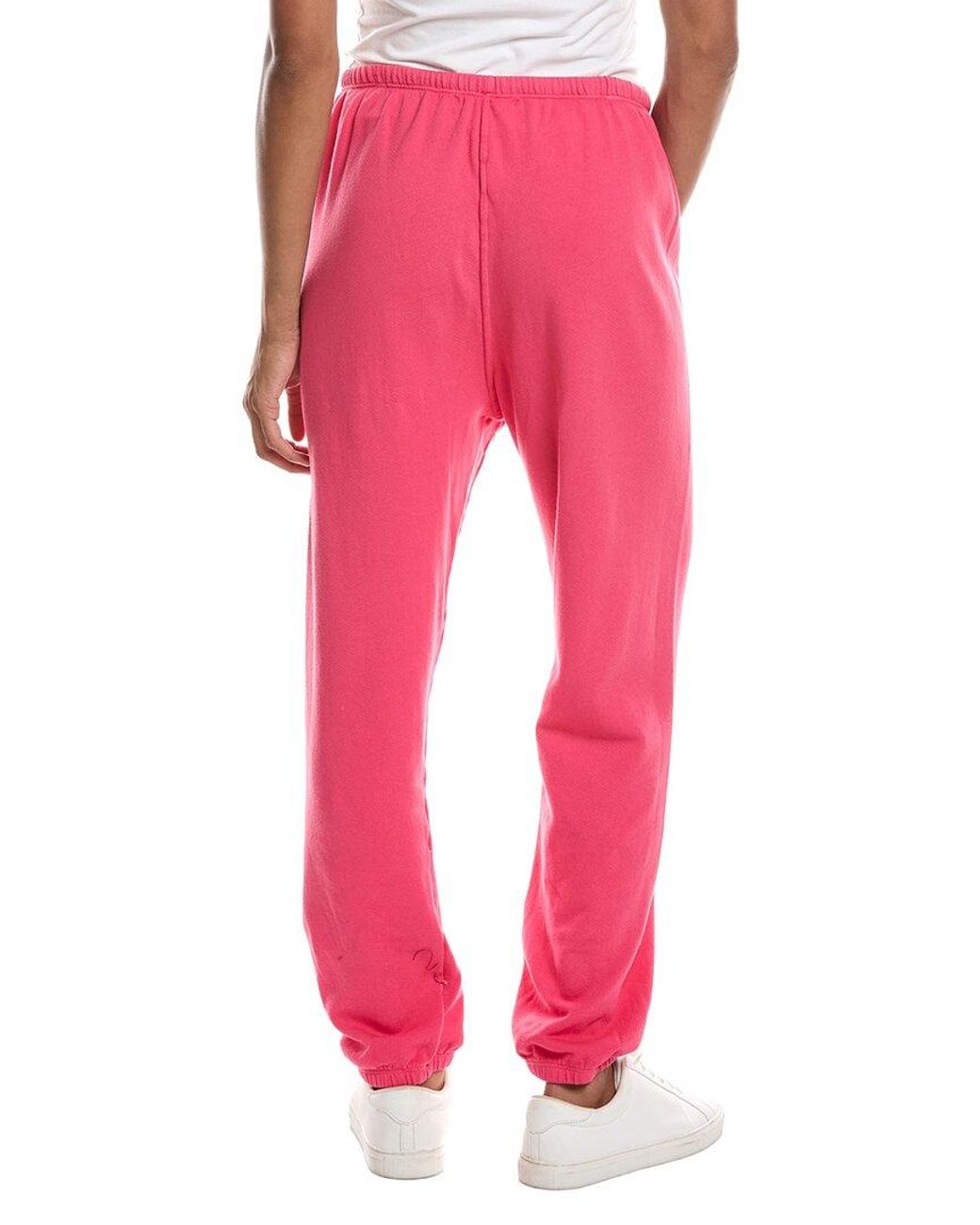 PERFECTWHITETEE Pink Johnny French Terry Easy Sweatpant