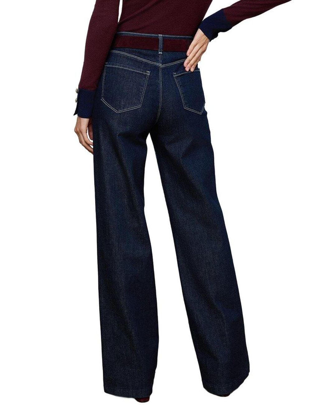 L'Agence Blue Clayton Pant