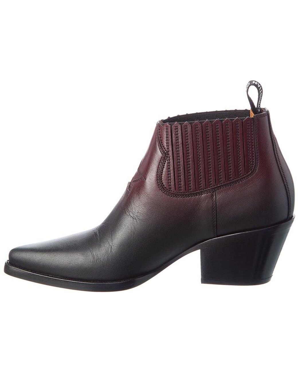 Dior Purple L.a Leather Bootie