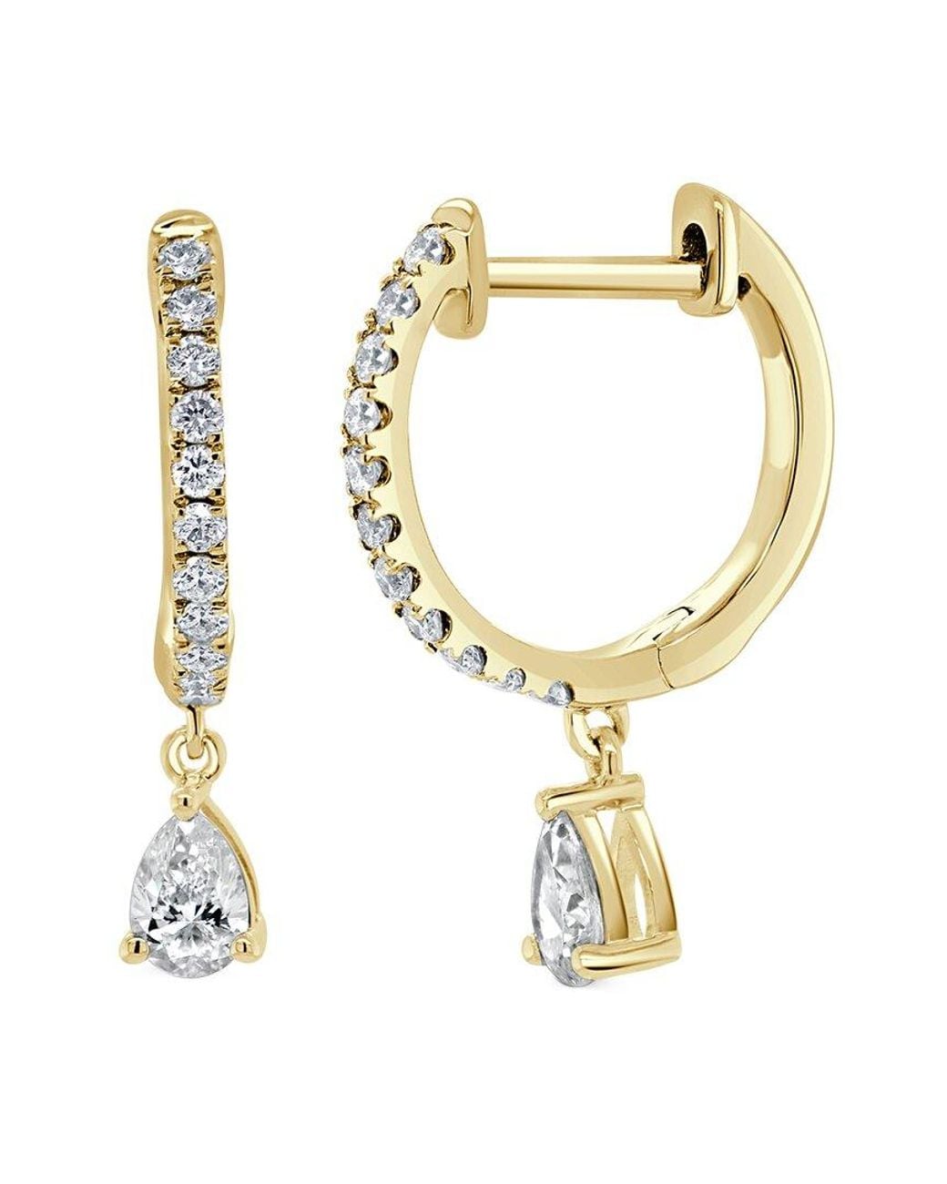 Sabrina Designs Metallic 14k 0.43 Ct. Tw. Diamond Drop Earrings