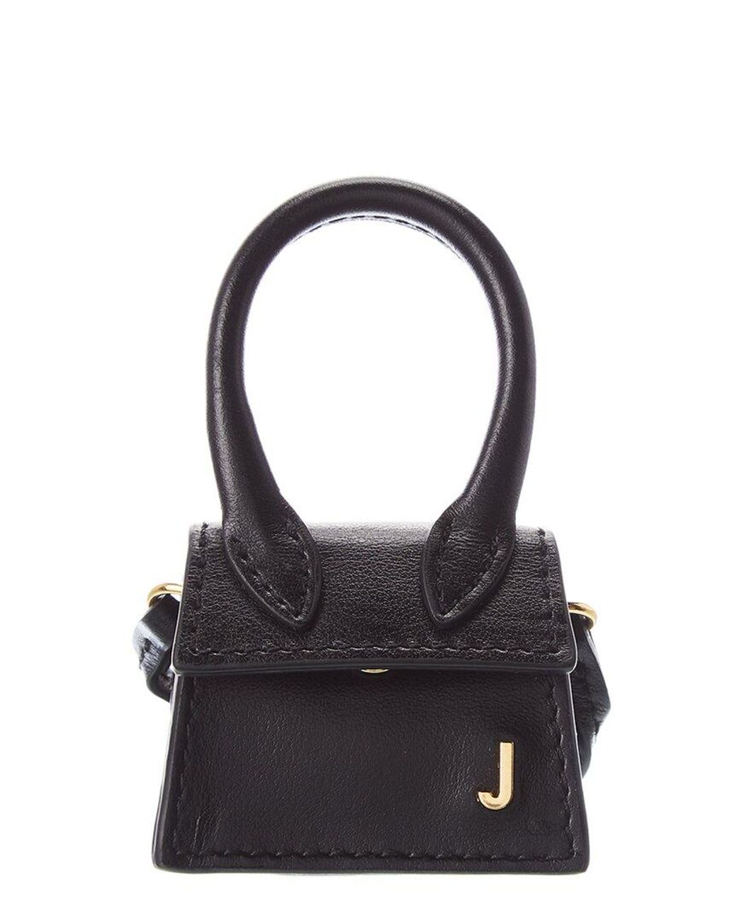 Jacquemus Le Petit Chiquito Micro Leather Shoulder Bag in Black | Lyst