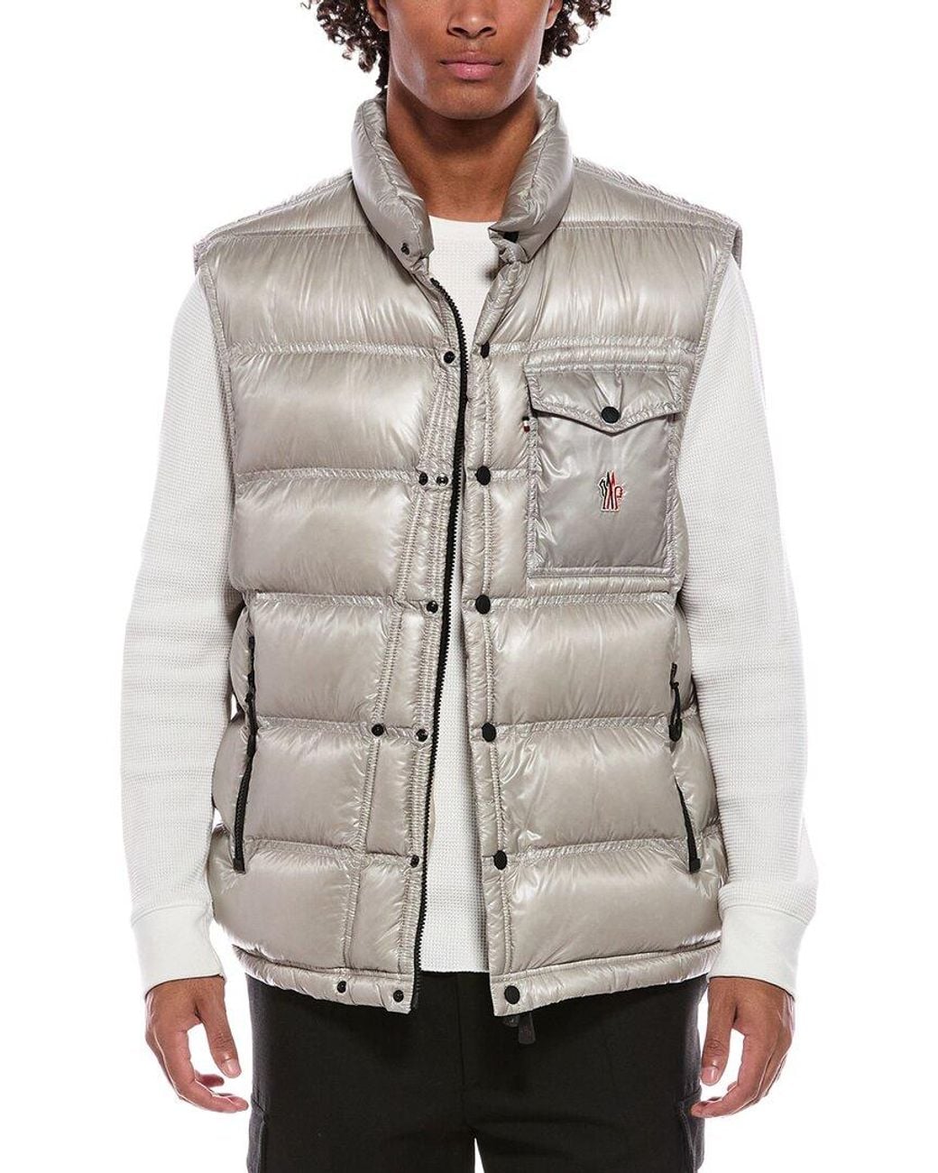 Moncler Gray Nantu Vest for men