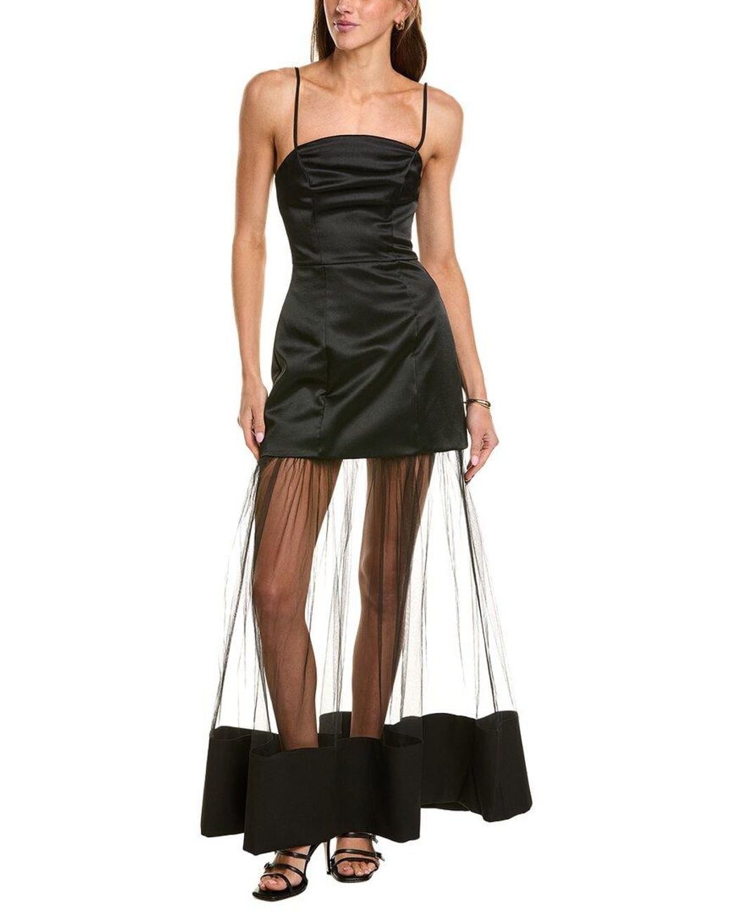 Elliatt Black Marcella Strapless Gown