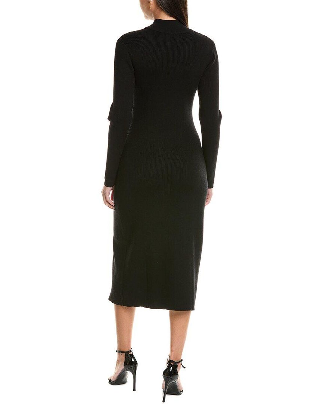 Tahari Black The Chaya Sweaterdress