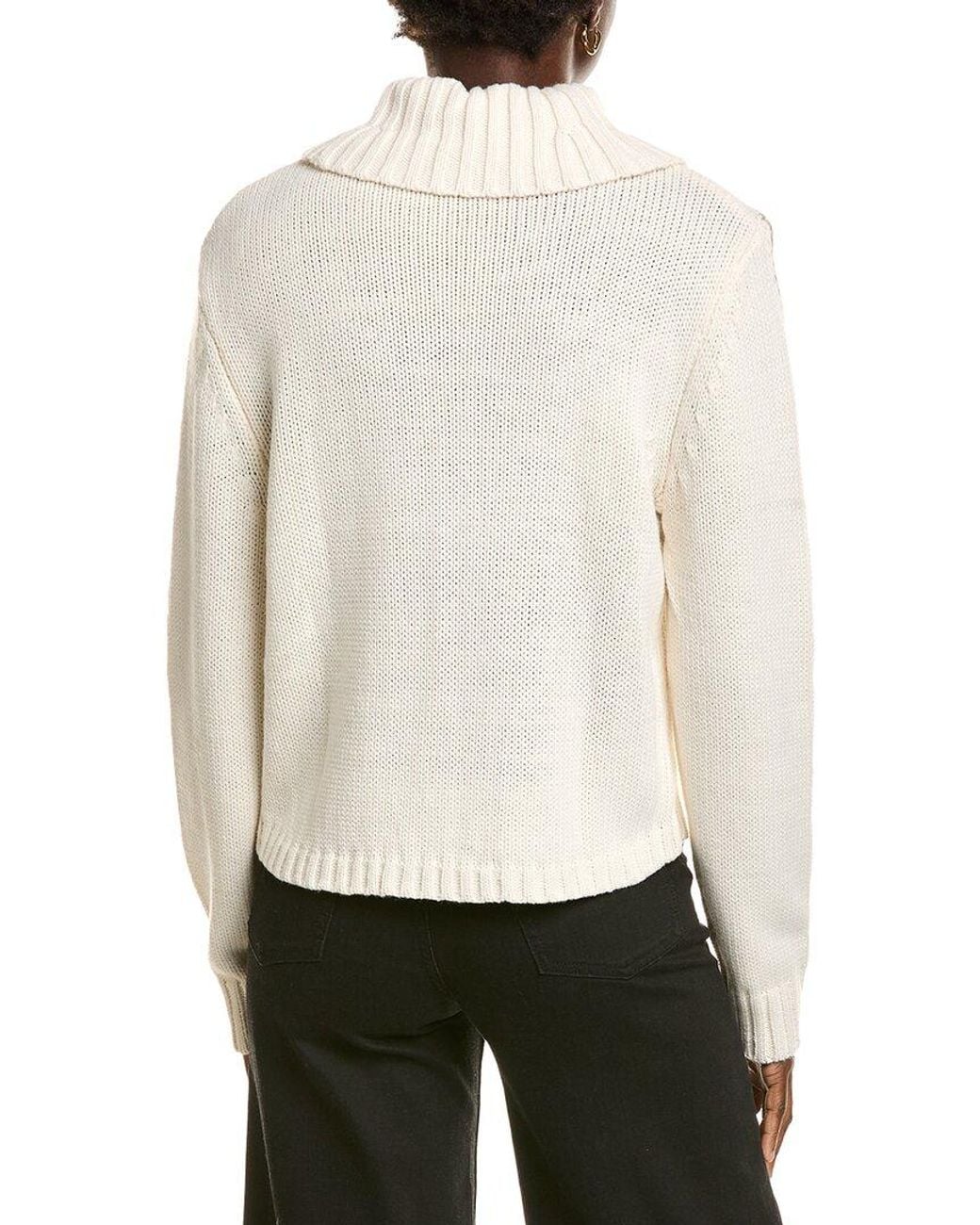 Elan Natural Turtleneck Sweater