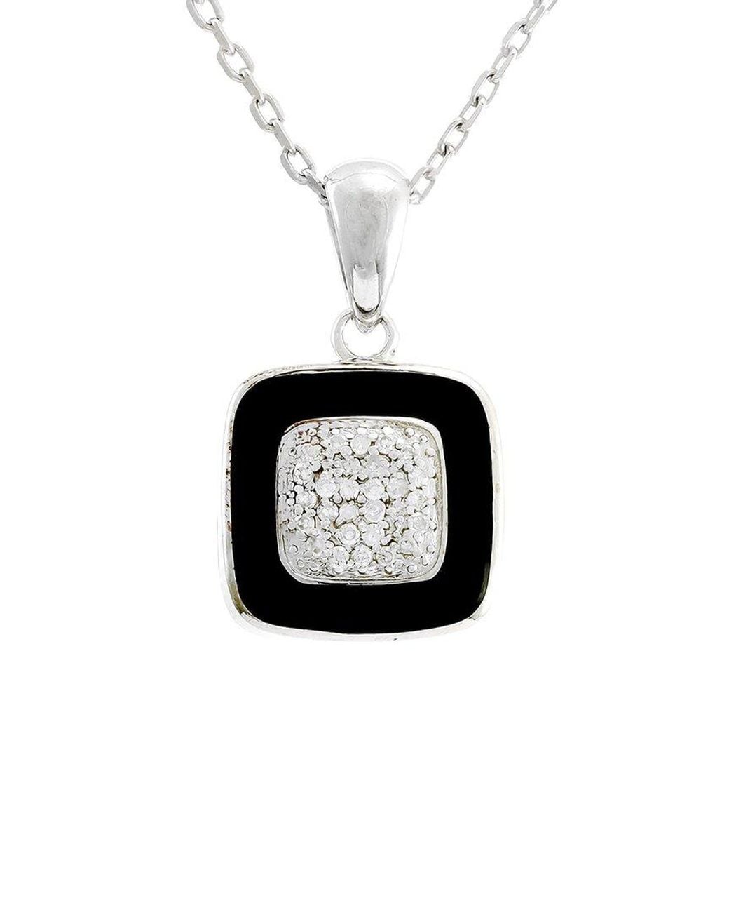 Diamond Select Cuts Black 0.09 Ct. Tw. Diamond Necklace