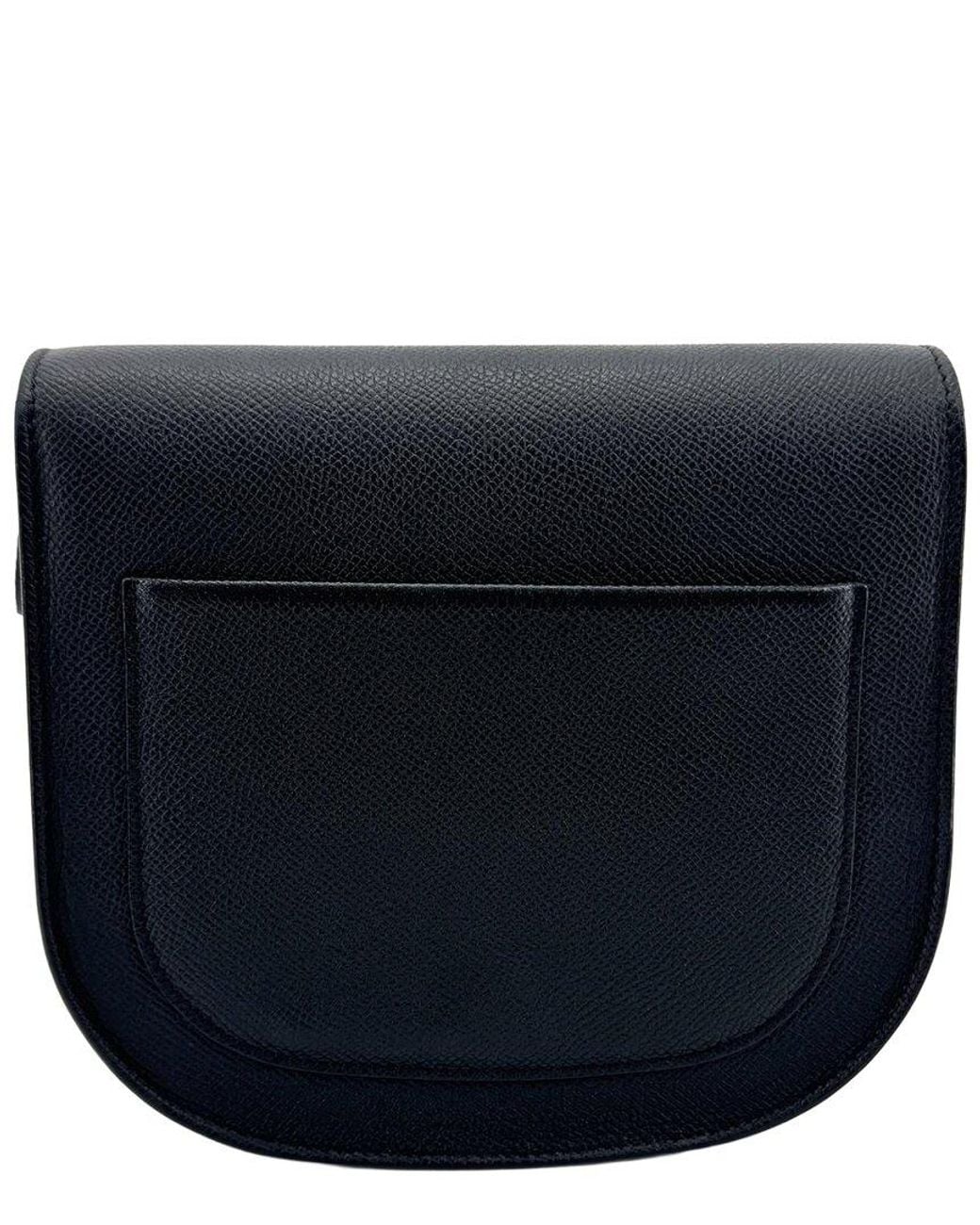 Céline Blue Calfskin Trotter Small Crossbody (Authentic Pre-Loved)