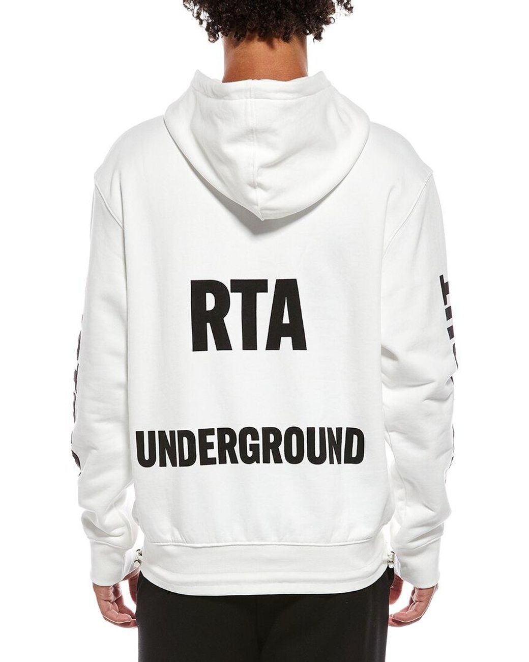 RTA White Jordan Hoodie for men