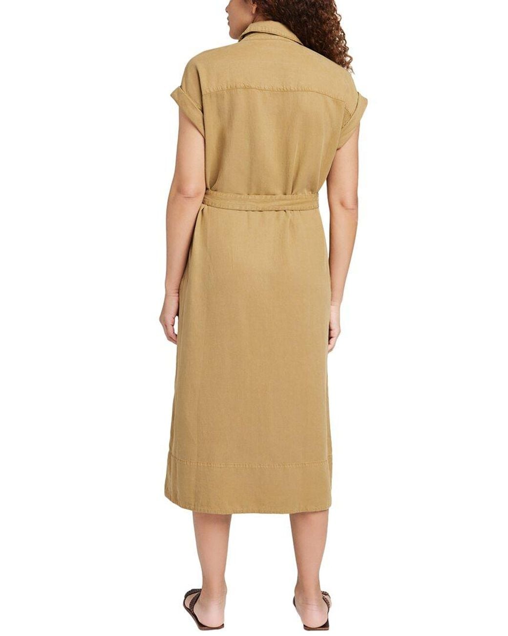 Faherty Brand Natural Arlie Linen-Blend Shirtdress