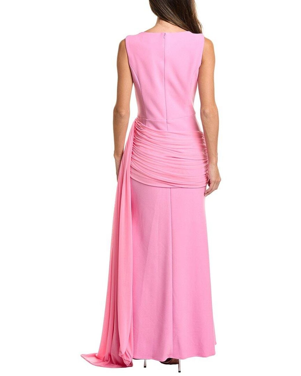 Elliatt Pink Amelina Sash Gown