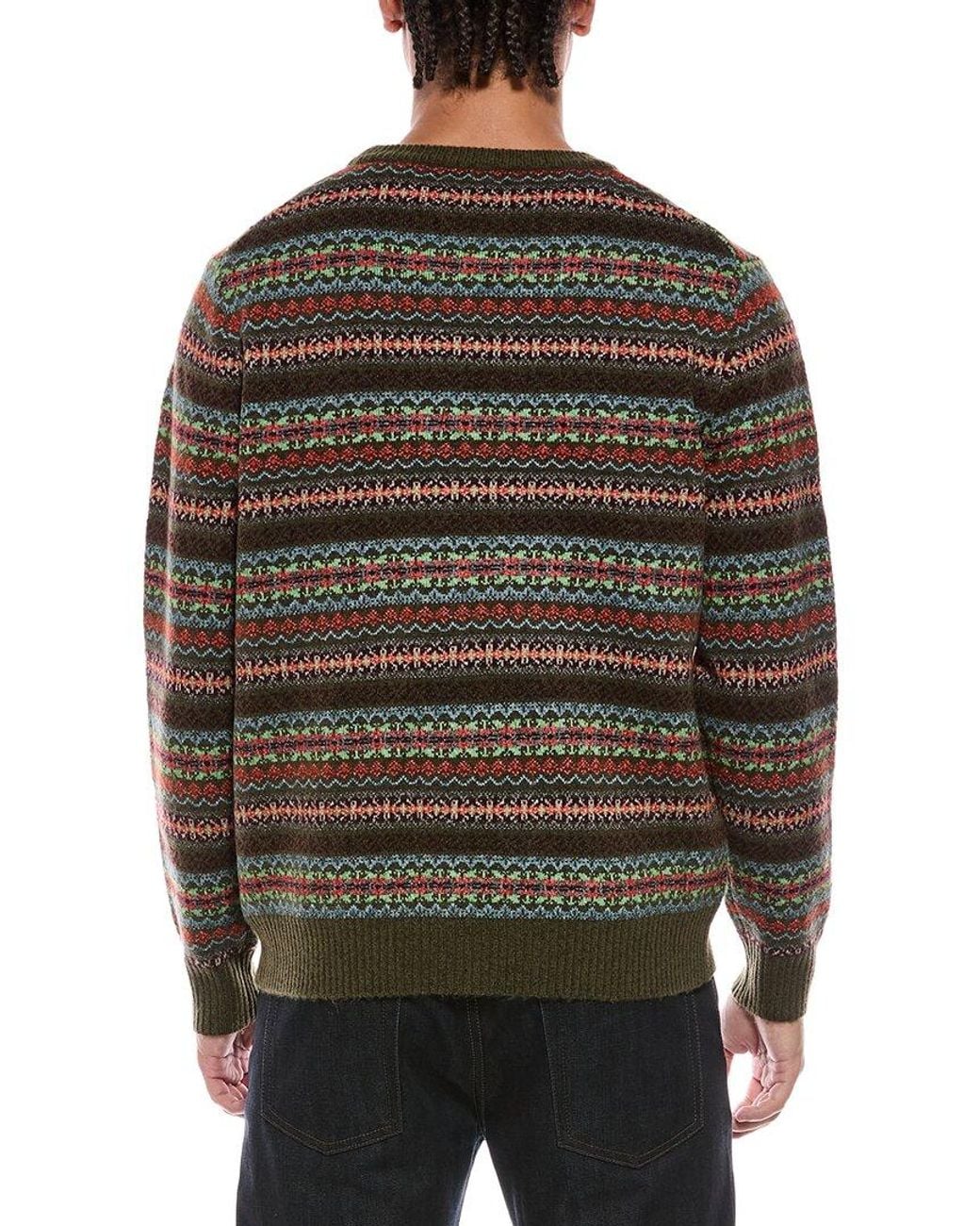Jason Wu Gray Knit Wool-Blend Crewneck Sweater for men
