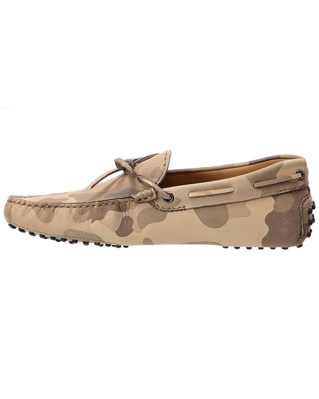 Tod's Brown Leather Driver for men