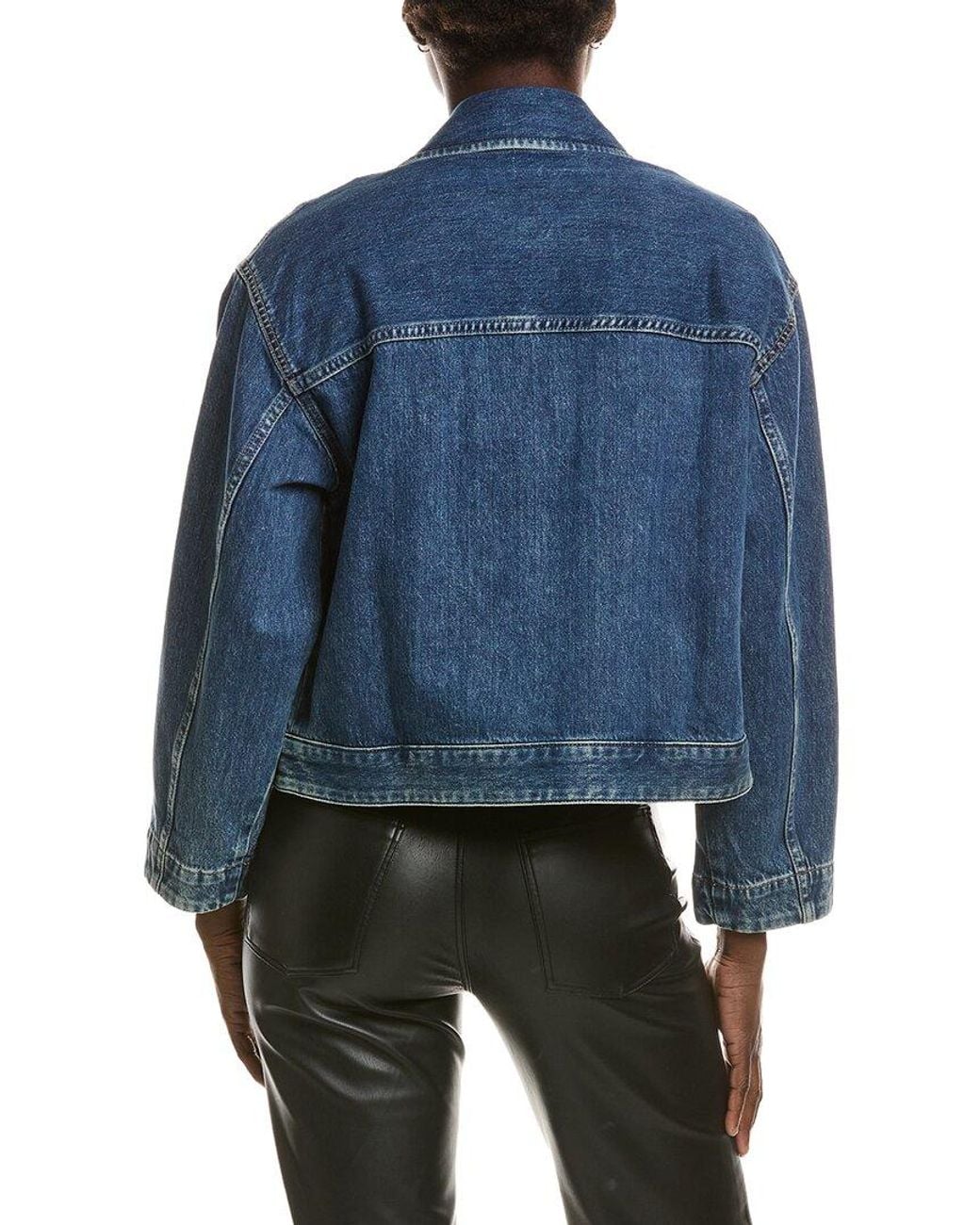 Rag & Bone Blue Nessa Trucker Jacket
