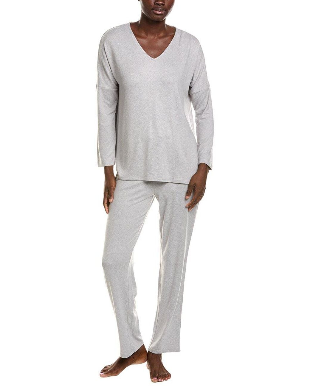 Natori Gray 2Pc Oasis Pajama Set