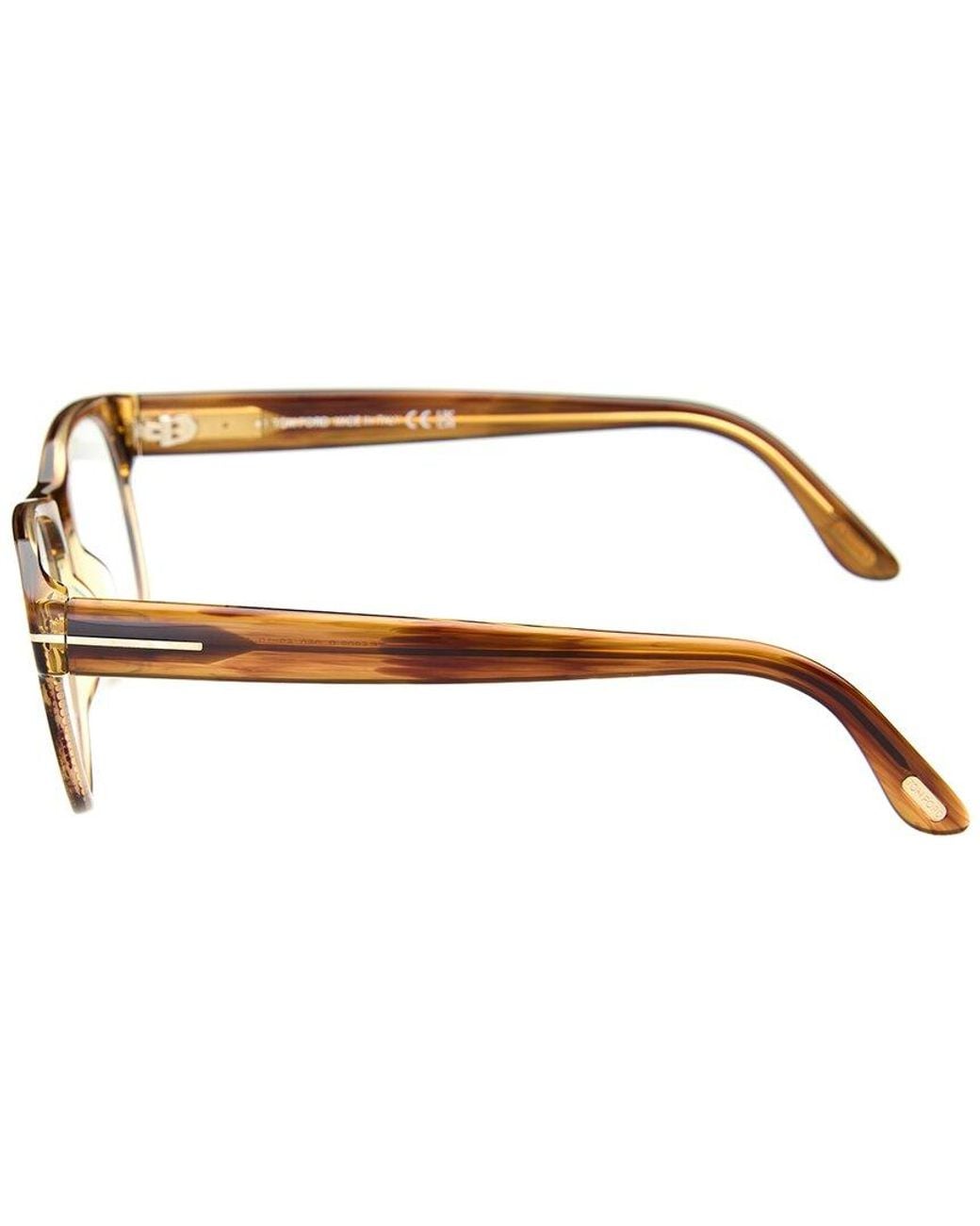 Tom Ford Brown Light Block 49Mm Optical Frames for men