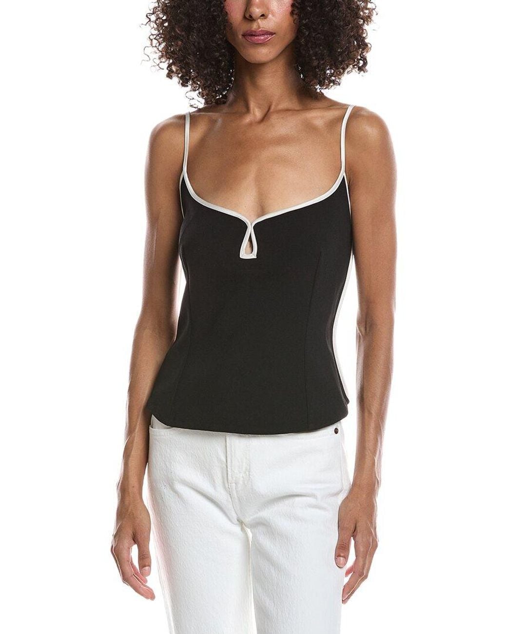 Paris Georgia Black Marlo Singlet