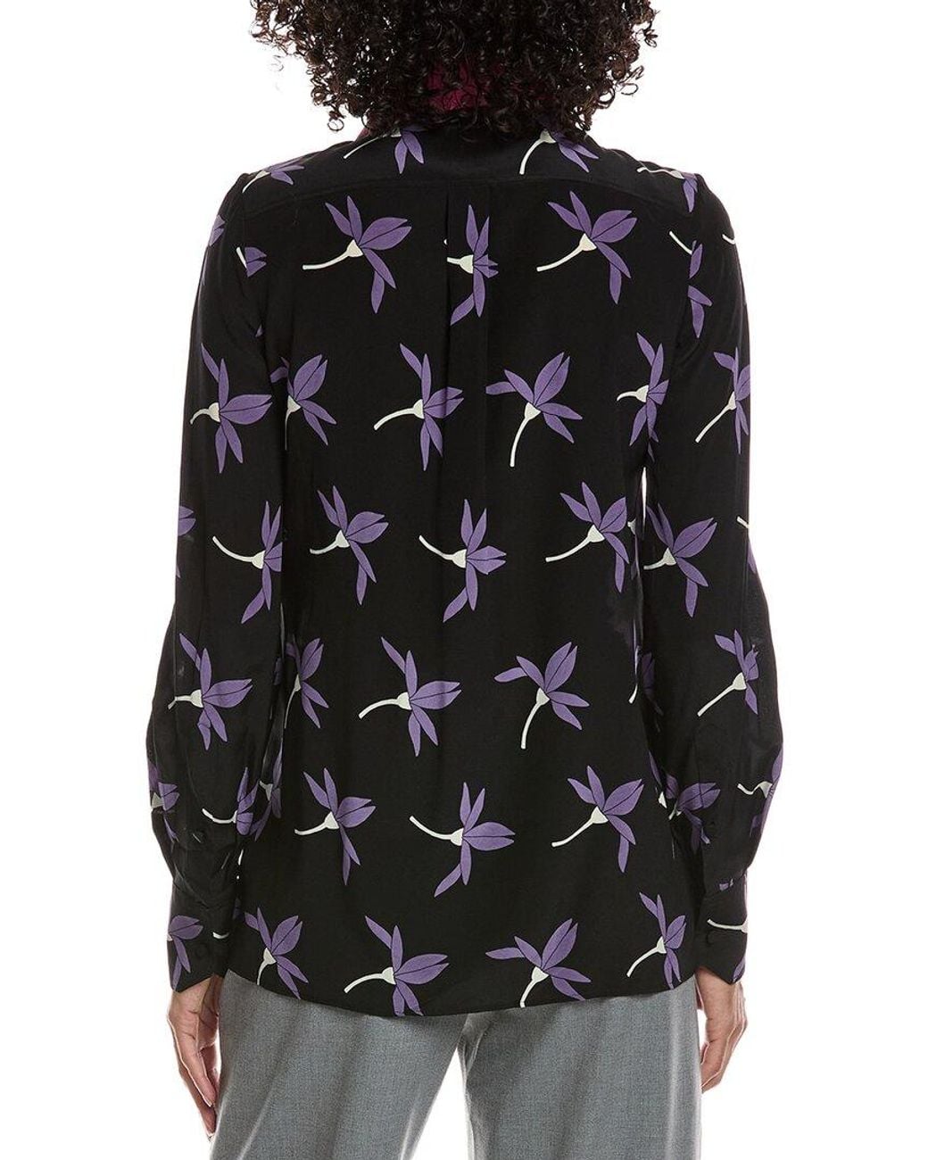 Valentino Black Silk Shirt