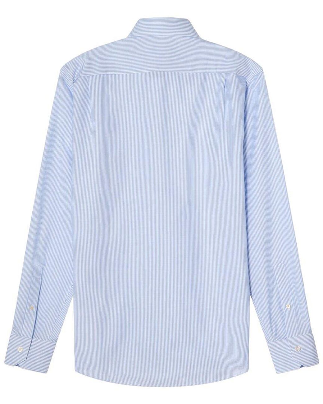 Robert Talbott Blue Reynolds Stripe Twill Dress Shirt for men
