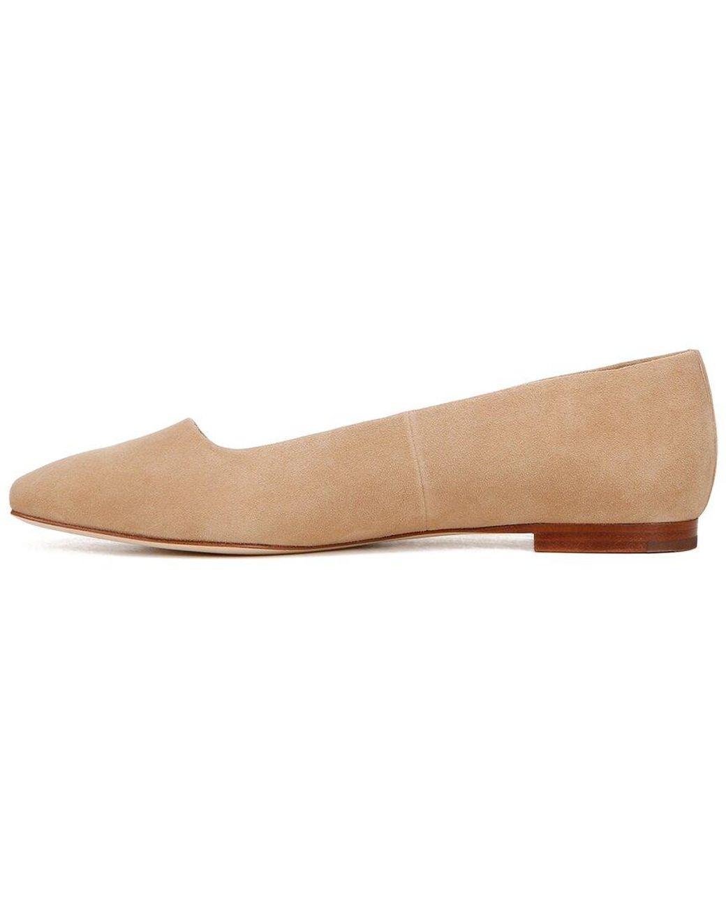 Vince Natural Brodi-b Suede Skimmer
