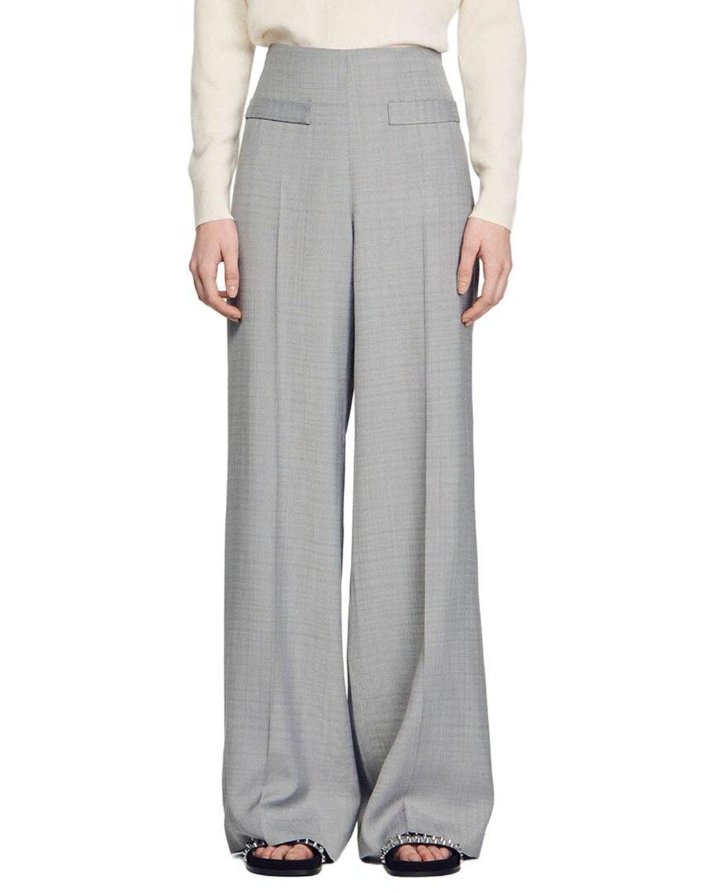Sandro Gray Beha Pant