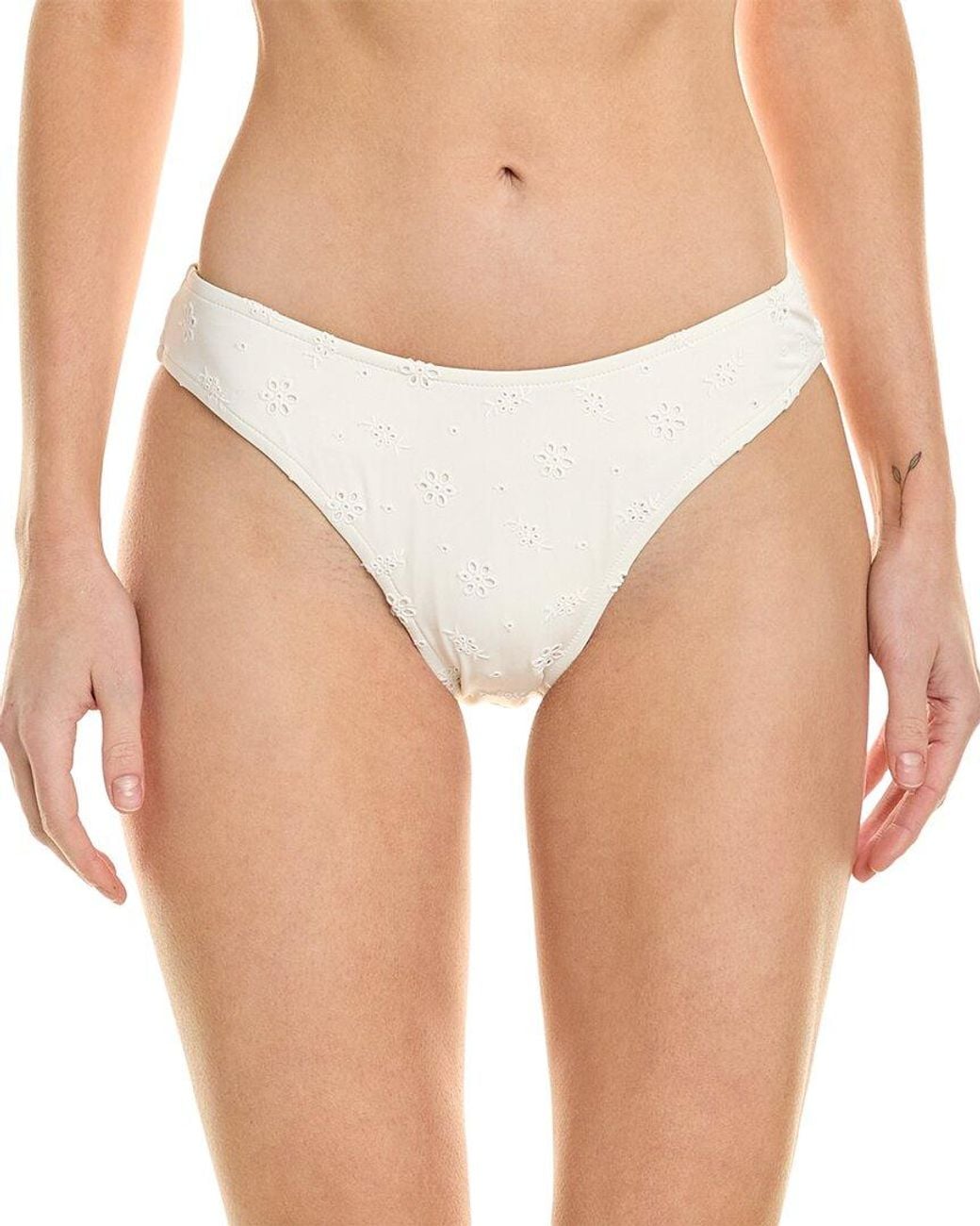 WeWoreWhat White Classic Scoop Bottom