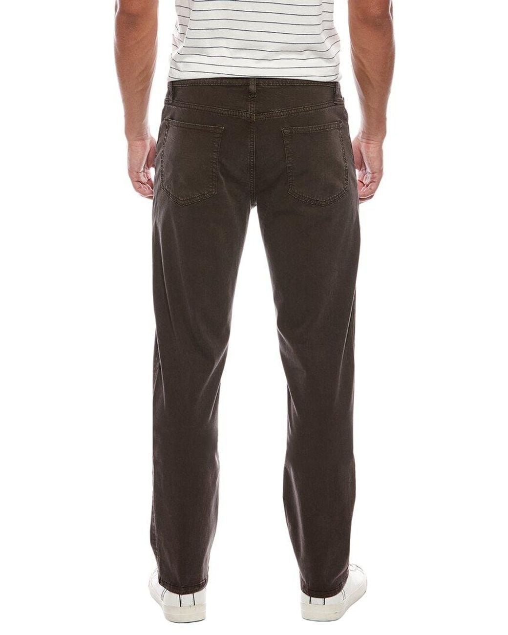 FRAME Black Frame Dark Burgundy Modern Straight Jean for men