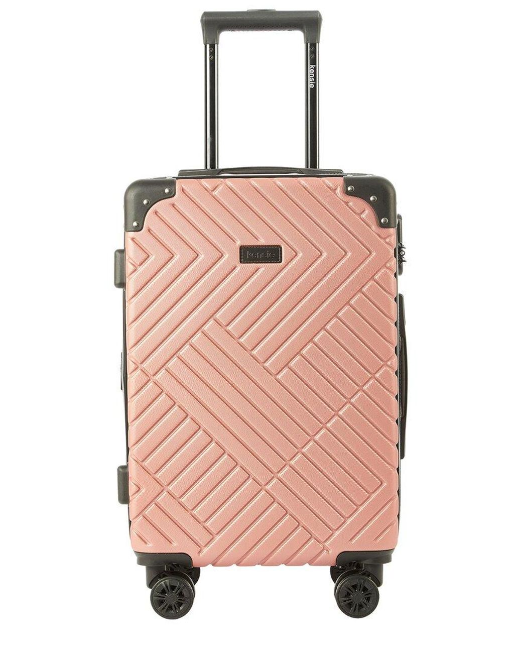 Kensie Tigard 20in Expandable Rolling Hs Carryon in Pink Lyst
