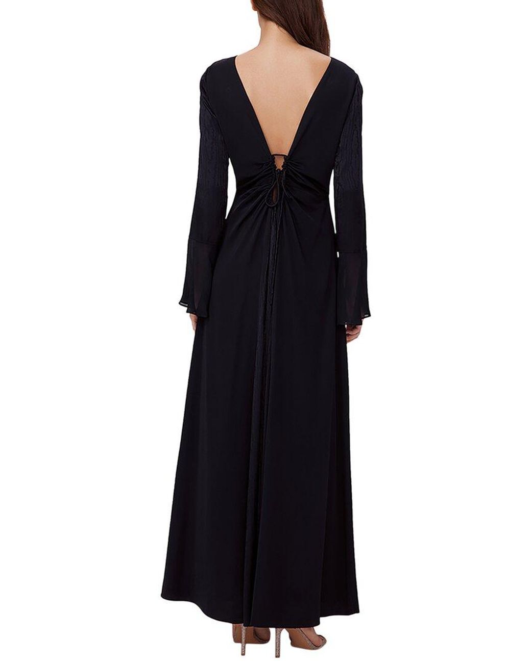 Diane von Furstenberg Black Suparna Maxi Dress