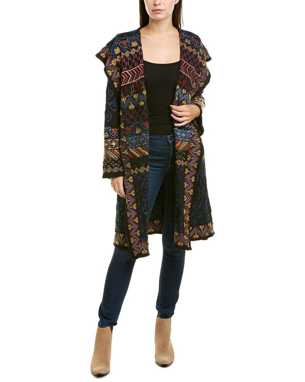 Johnny Was Biya Duster in Black Lyst