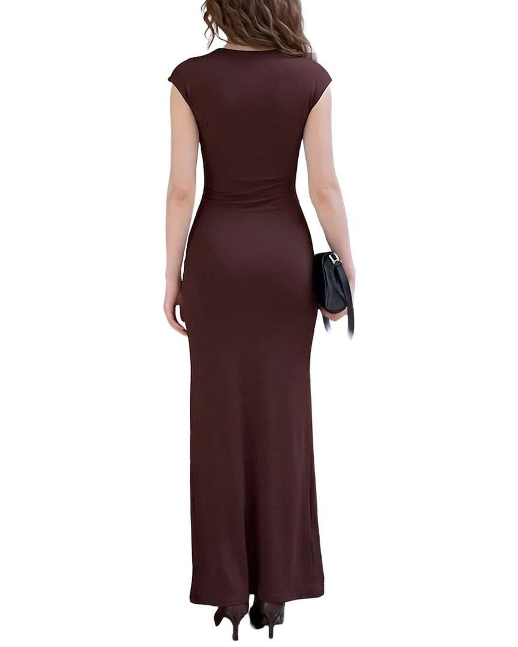 LEBRIN ATELIER Purple Maxi Dress
