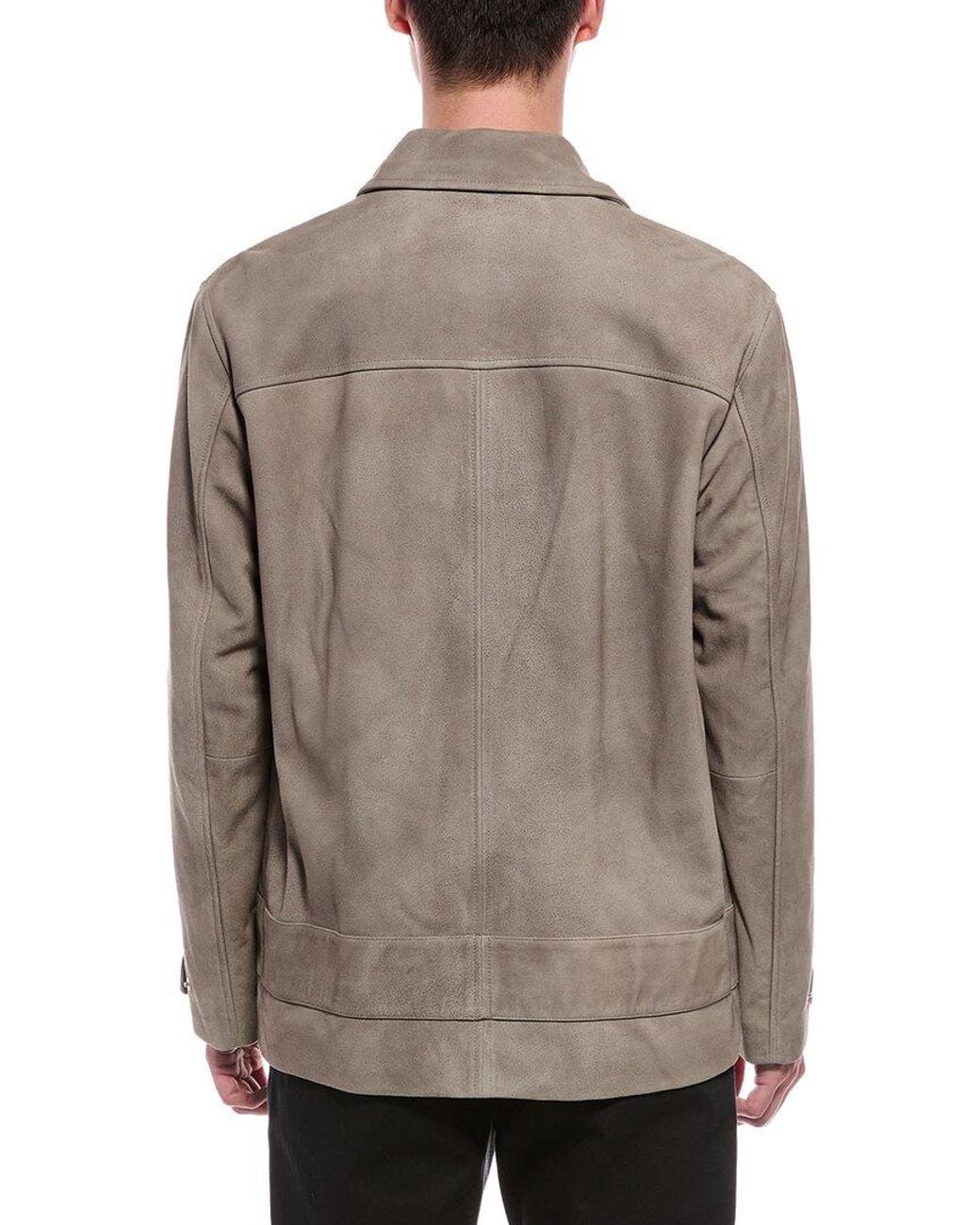 Rag & Bone Brown Pace Suede Chore Jacket for men