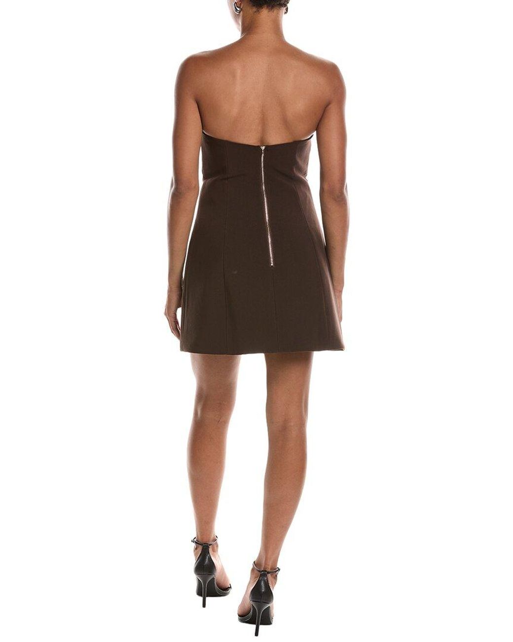Bardot Brown Venya Hourglass Mini Dress